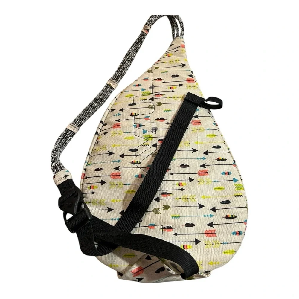 KAVU Rope Sling Arrow Dynamic BAG MESSENGER CROSSBODY Limited  Lg